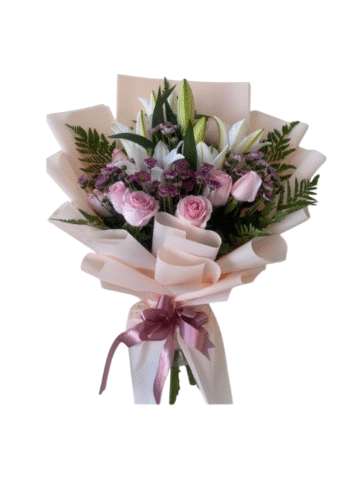 Ramo de Lilium y Mini Rosas