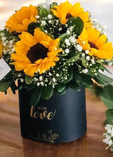 Box con Girasoles