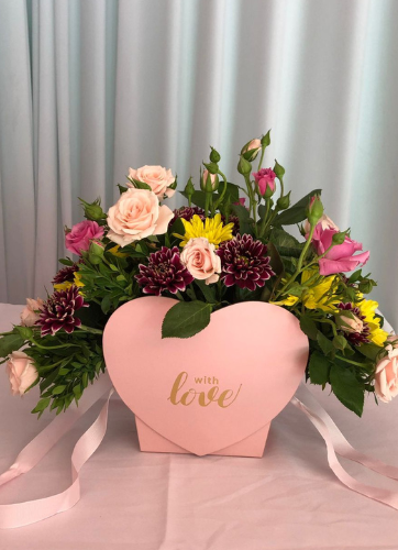 Cartera Corazón Primaveral