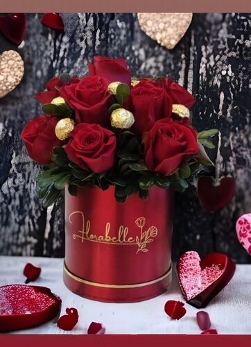 Box Redondo con Rosas
