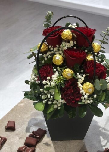 Carteras con Rosas y bombones