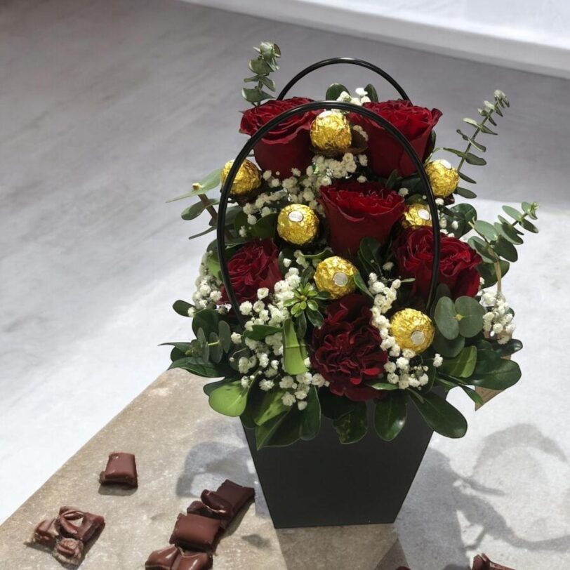 Carteras con Rosas y bombones