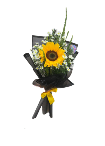 Mini Ramo con Girasol Único