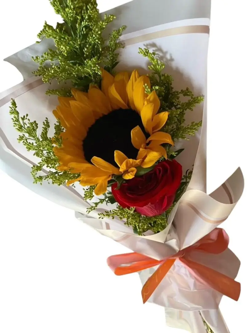 Ramito Girasol y rosa