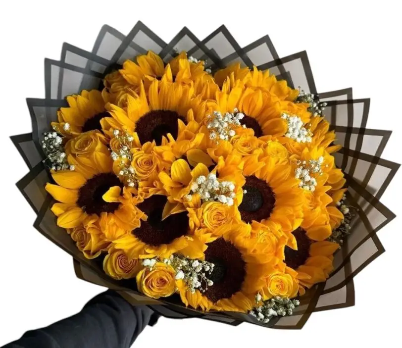 Ramo Girasoles y Rosas