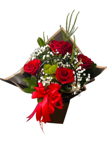 Cartera de Rosas Rojas