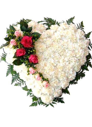 Corazón En Clavel y Rosas