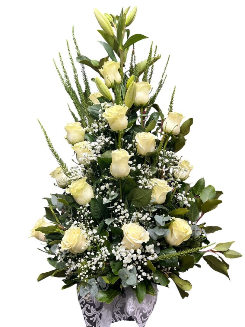 Arrimo 20 Rosas y Lilium