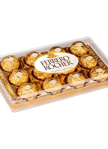 Caja Bombones Ferrero Rocher (12 Unidades)