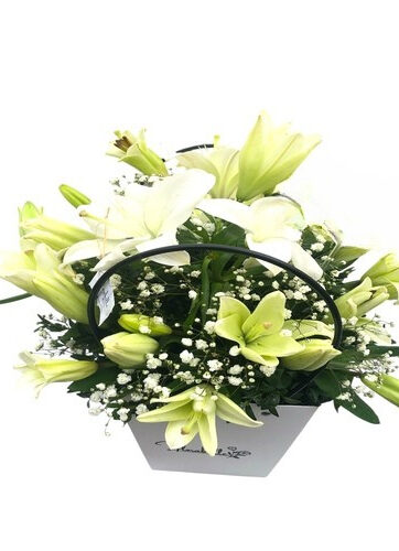Cartera Floral con Lilium