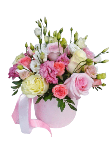 Box floral en tonos pasteles