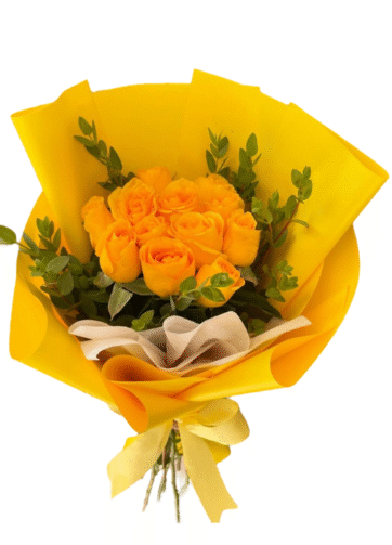 Ramillete Rosas Amarillas Clásico