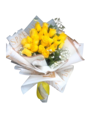 Ramo Elegante Rosas Amarillas 