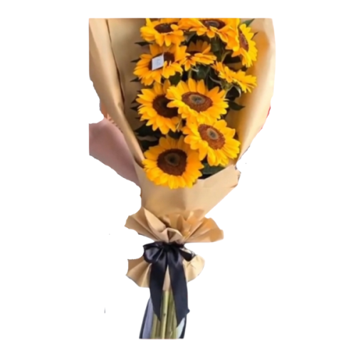 Ramo con girasoles